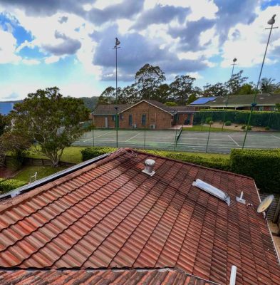 Pressure cleaning this roof at Lisarow made a huge difference